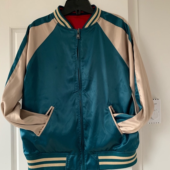 Reversible bomber jacket - Picture 7 of 8